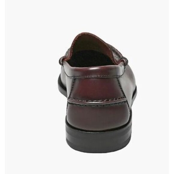 NIB Florsheim Berkley Men\'s Moc Toe Penny Loafer Burgundy Size 9 $145 [jb] main image 6